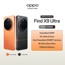 Load image into Gallery viewer, OPPO Find X9 Ultra 12GB + 512GB / Hasselblad 50CP 10X Optical Zoom Telephoto &amp; Dual 200MP Camera
