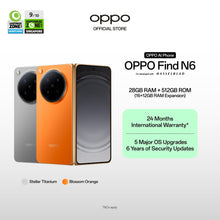 Load image into Gallery viewer, (Free Delivery) OPPO Find N6 28GB (16+12GB) + 512GB / 200MP Hasselblad/ 6000mAh 80W + 50W AIRVOOC
