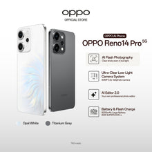 Load image into Gallery viewer, OPPO Reno 14 Pro 5G 24(12+12GB) + 512GB / IP69 Rating  / eSIM / Wireless Charging
